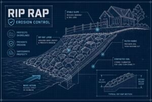 Erosion Control With Rip Rap: A Complete Property Guide